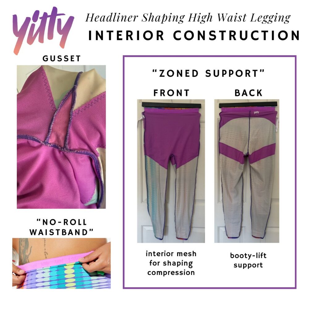 Yitty Headliner Shaping High Waist Legging - M - Picture 5 of 6